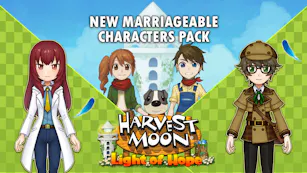 Product cover for Harvest Moon: Light of Hope Special Edition - New Marriageable Characters Pack - DLC