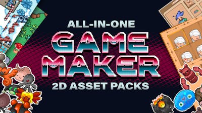 All-In-One Game Maker 2D Assets Packs