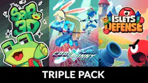 Product cover for Sapo 3D + CODE Bunny + Islets Defense Triple Pack