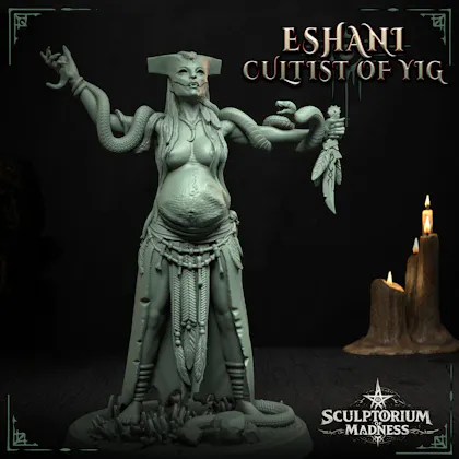 Eshani, Vessel of the Serpent Father - Curse of Yig