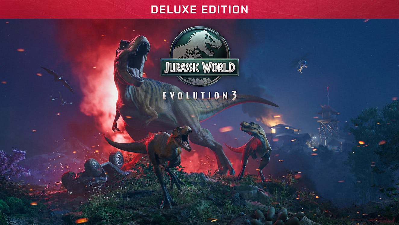 Product cover for Jurassic World Evolution 3: Deluxe Edition