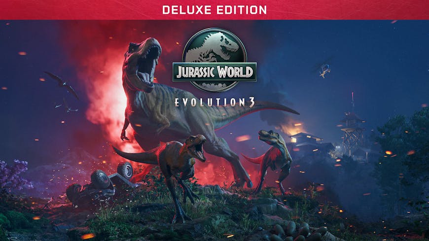Product cover for Jurassic World Evolution 3: Deluxe Edition