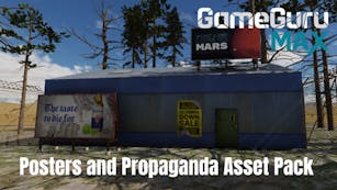 Product cover for GameGuru MAX Modern Day Asset Pack - Posters and Propaganda - DLC
