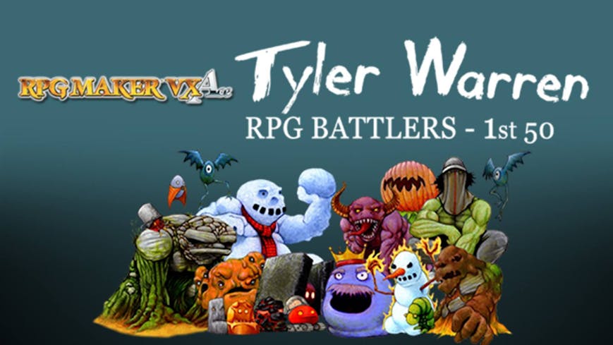 Product cover for RPG Maker VX Ace: Tyler Warren First 50 Battler Pack