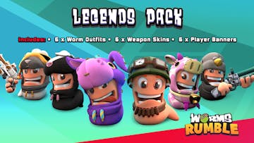 Worms Rumble - Legends Pack