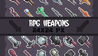 RPG Weapons 24px