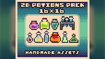 2D Potions Pack 16x16