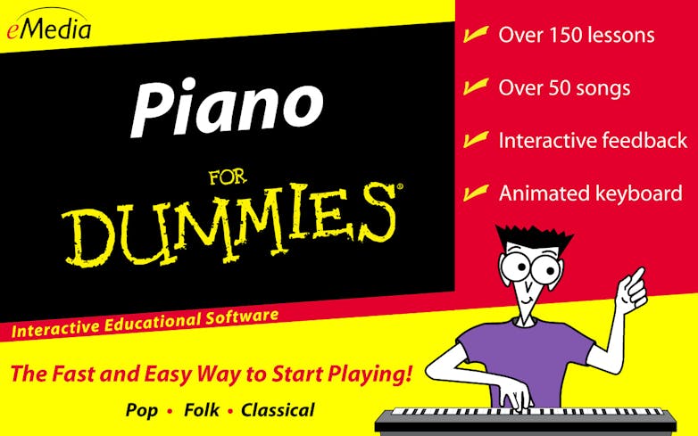 Piano For Dummies Level 1 - Interactive Educational Software - MAC version