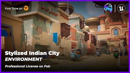 Stylized Indian City Environment (Unreal Engine)