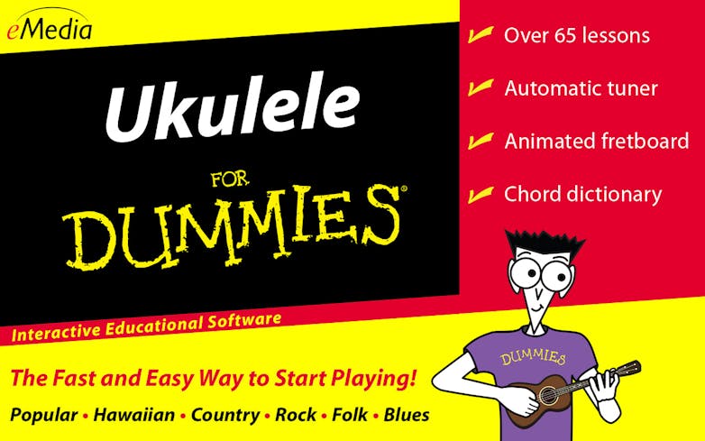Ukulele For Dummies -  Interactive Educational Software - MAC version