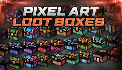 Pixel Art - Loot Boxes