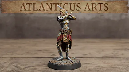 Female Human Paladin - Athena Lightshield - Sword 2H