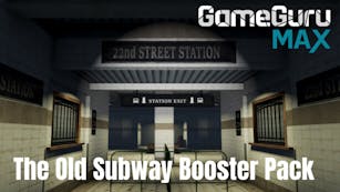 Product cover for GameGuru MAX Modern Day Booster Pack - The Old Subway - DLC