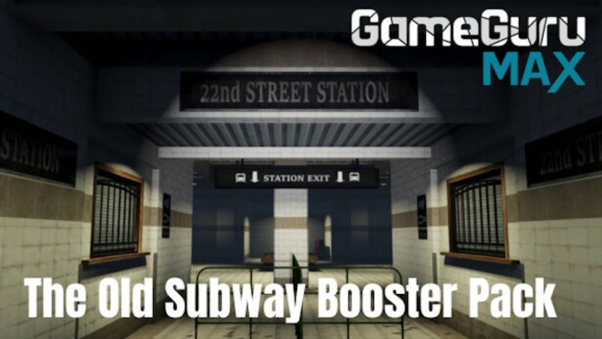 GameGuru MAX Modern Day Booster Pack - The Old Subway