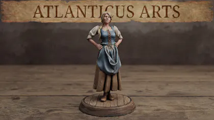 Female Medieval Peasant - Clio Bill - Idle