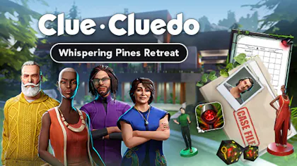 Product cover for Clue/Cluedo: Whispering Pines Retreat Crime Scene Bundle - DLC