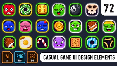 Casual Game UI Design elements