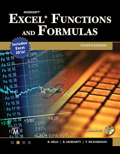Microsoft Excel  Functions and Formulas 4/e