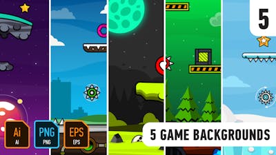 5 Game Backgrounds