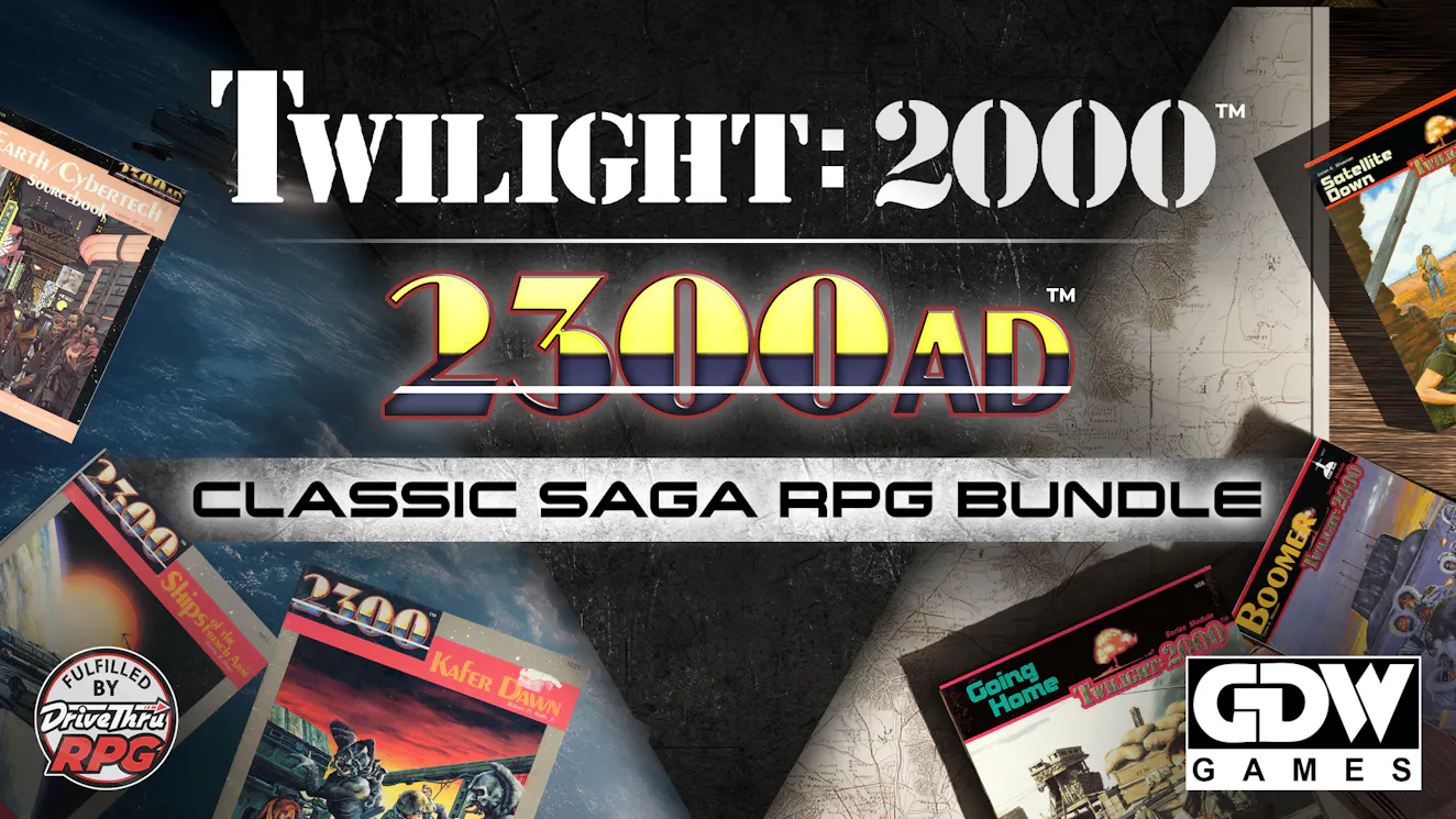 Product cover for Twilight 2000/2300AD Classic Saga RPG Bundle