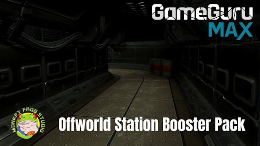 GameGuru MAX Far Future Booster Pack - Offworld Station