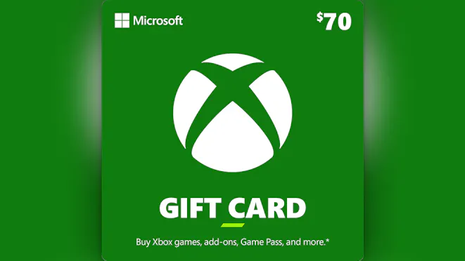 Product cover for Xbox Digital Gift Card (US) - $70