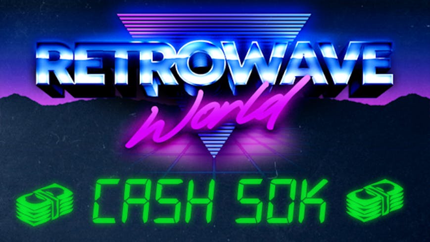 Product cover for Retrowave World - Cash 50k