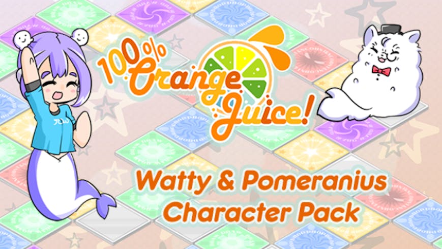 Product cover for 100% Orange Juice - Watty & Pomeranius Character Pack