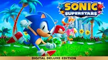 Product cover for SONIC SUPERSTARS Digital Deluxe Edition featuring LEGO®