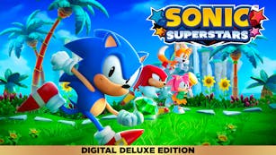 Product cover for SONIC SUPERSTARS Digital Deluxe Edition featuring LEGO®