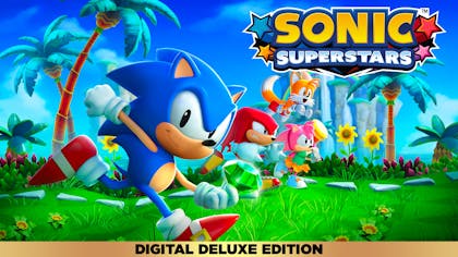 Product cover for SONIC SUPERSTARS Digital Deluxe Edition featuring LEGO®