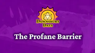 Product cover for Dawnsbury Days - The Profane Barrier - DLC