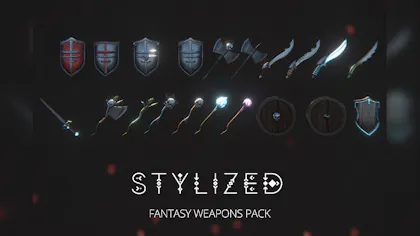 Stylized Medieval Fantasy Weapons Pack