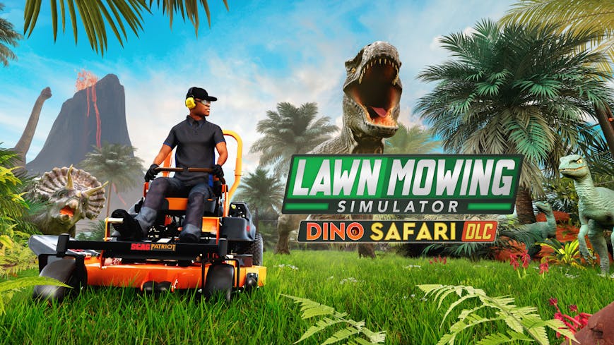 Lawn Mowing Simulator - Dino Safari