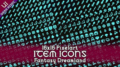 Item Icons 16x16 Pixelart - Fantasy Dreamland