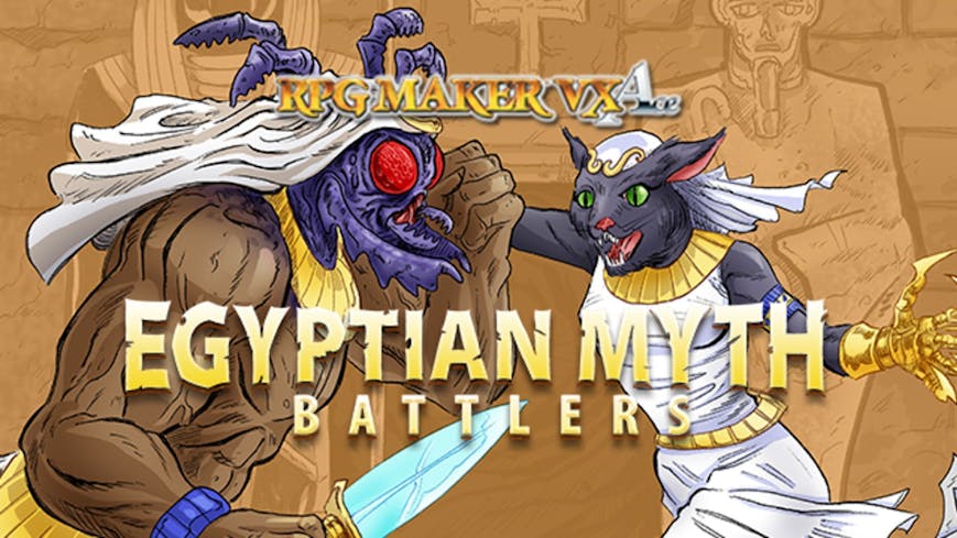 Product cover for RPG Maker VX Ace: Egyptian Myth Battlers DLC
