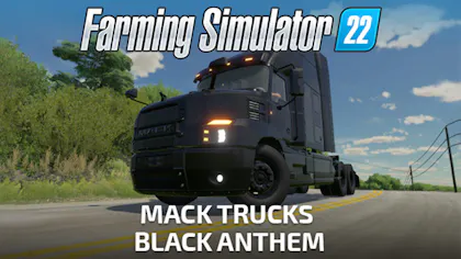 Product cover for Farming Simulator 22 - Mack Trucks: Black Anthem - DLC