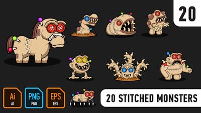20 Stitched monsters
