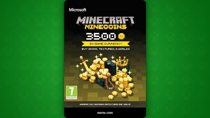 Minecraft Minecoins Pack 3500 Coins | Xbox Downloadable Content | Fanatical