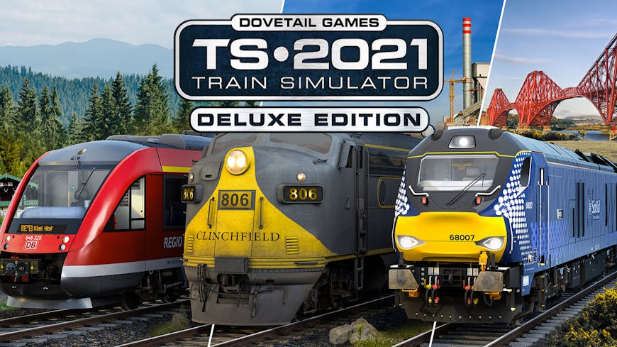 Product cover for Train Simulator 2021 - Deluxe Edition