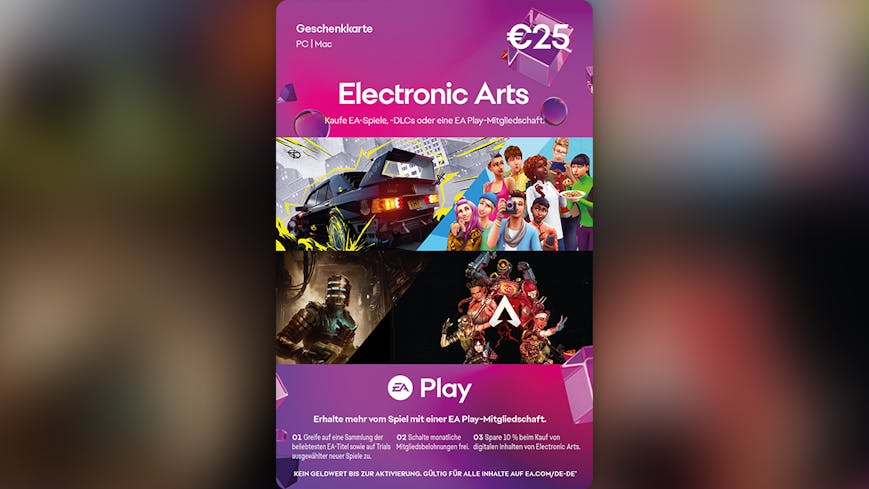 EA Gift Card Digital Code (DE) - €25