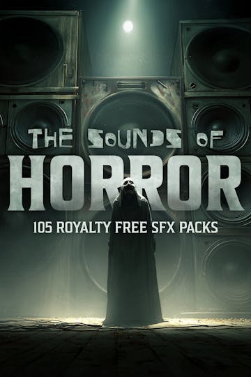 Product cover for The Sounds of Horror - 105 Royalty Free SFX/Music Packs