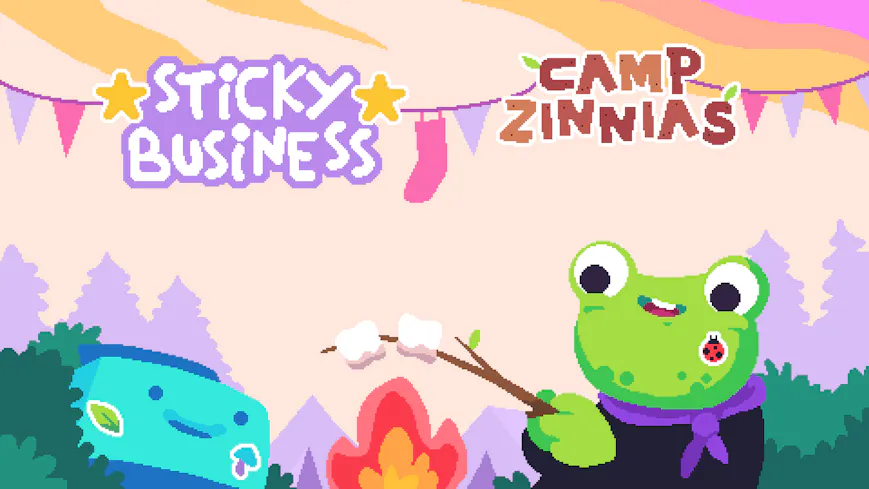 Product cover for Sticky Business: Camp Zinnias