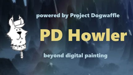 PD Howler 9.6 Digital Painter and Visual FX box