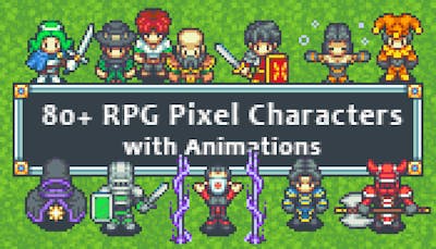 80+ RPG Characters with Animations