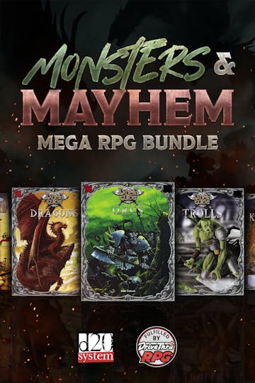 Product cover for Monsters & Mayhem-Mega RPG Bundle