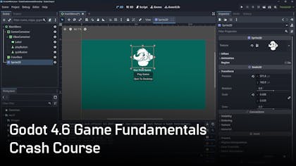 Godot 4.6 Game Fundamentals Crash Course