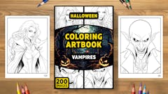 Coloring Artbook - Vampires