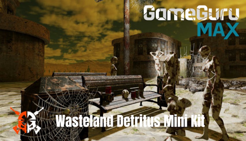 GameGuru MAX Wasteland Mini Kit - Detritus