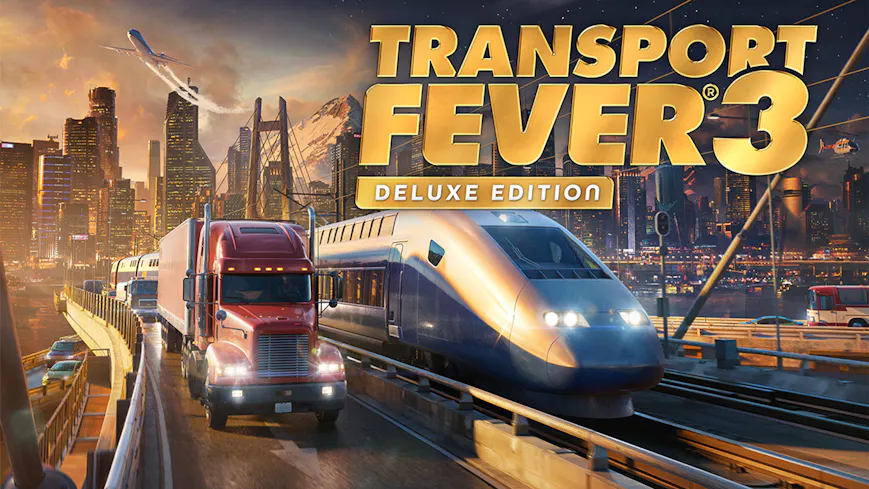 Product cover for Transport Fever 3 - Deluxe Edition